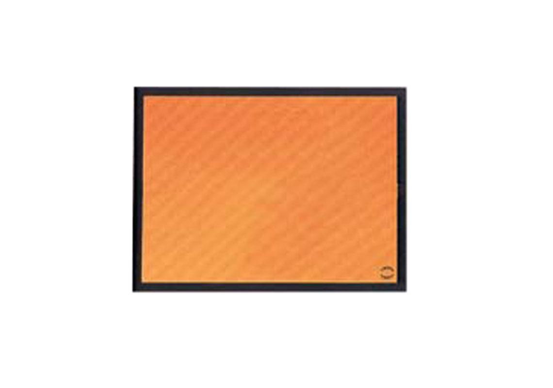 DANGEROUS MATERIAL IDENTIFICATION RECTANGLE GALVA 400x300x1mm